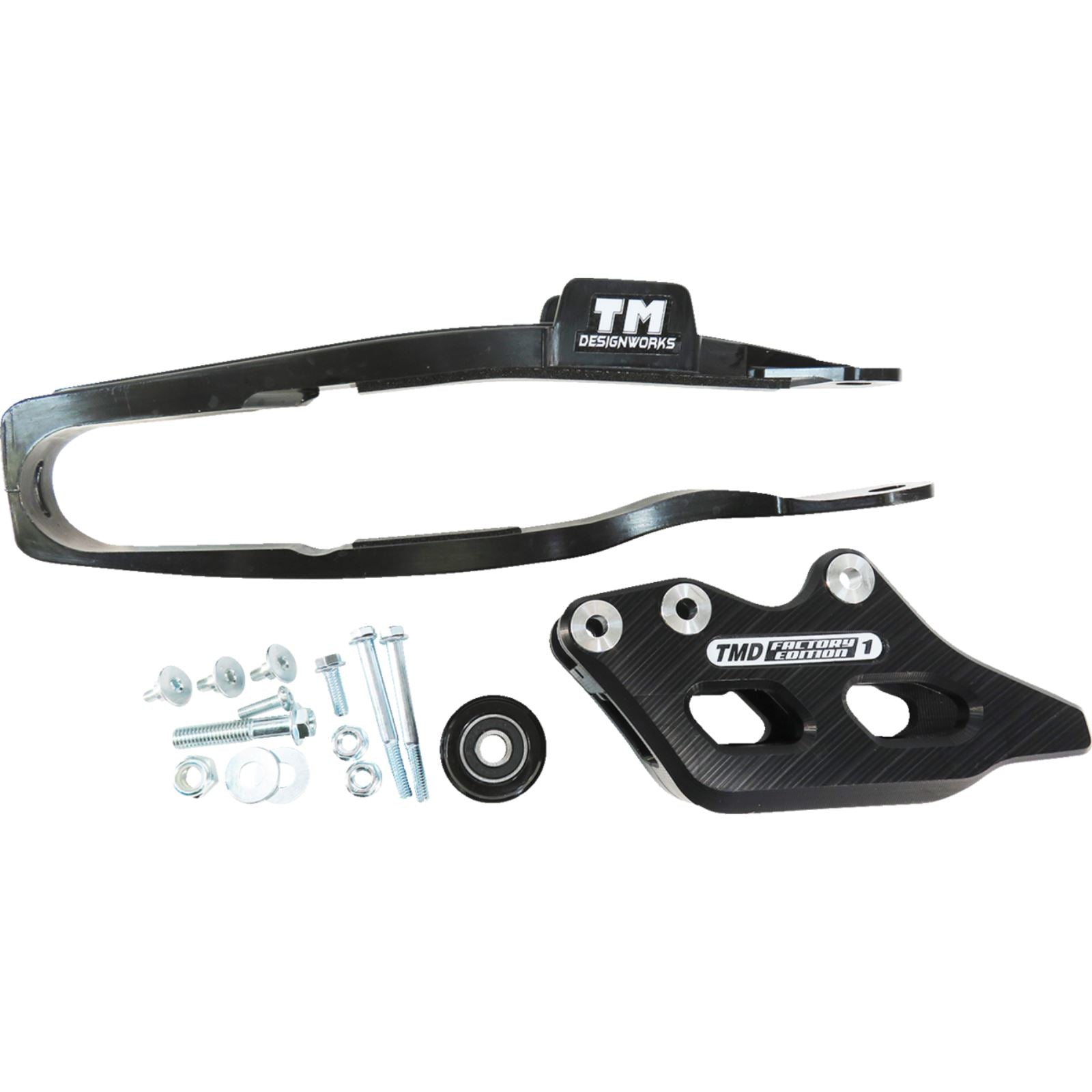 TM Design Works Chain Guide/Slider - Black - YZ 450 F [MPN: YCP-OR9-BK]_1398808