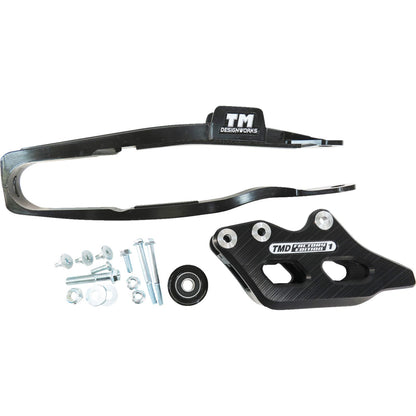 TM Design Works Chain Guide/Slider - Black - YZ 450 F [MPN: YCP-OR9-BK]_1398808