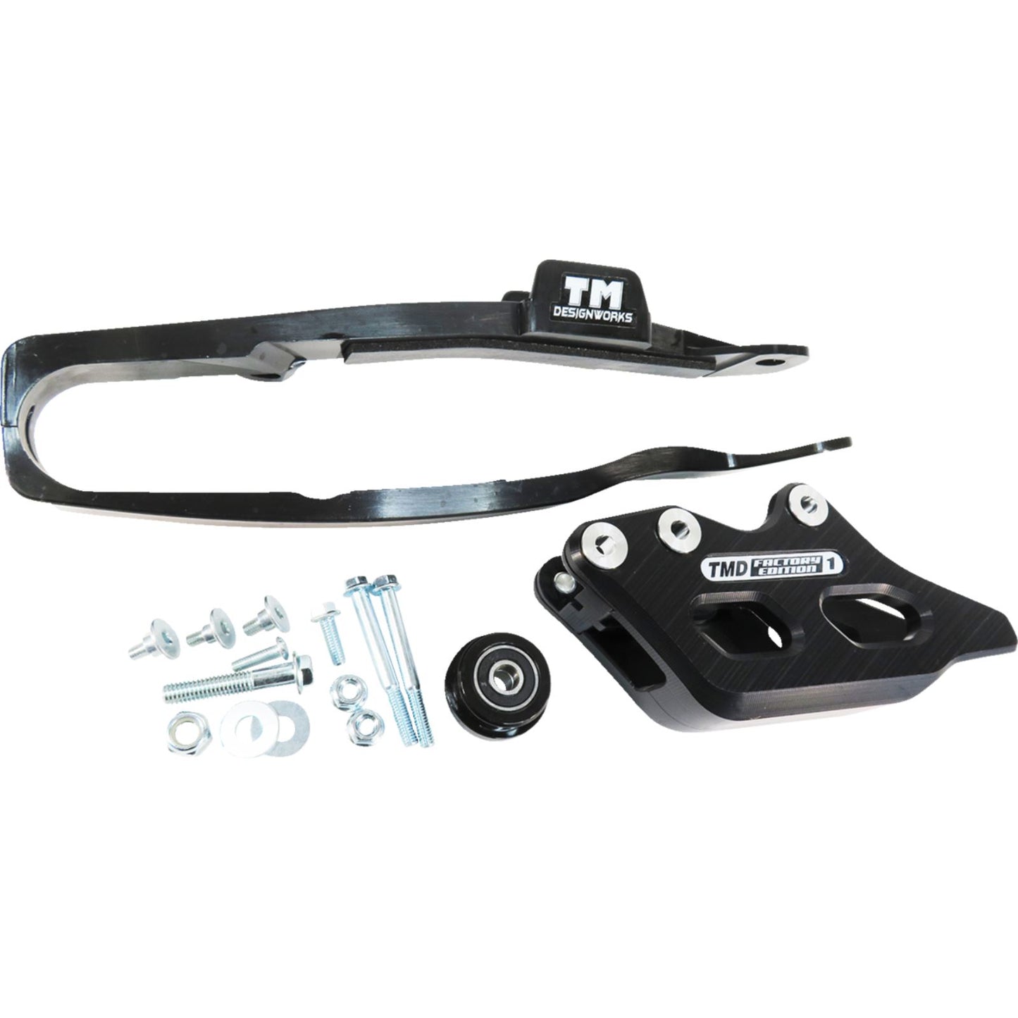 TM Design Works Chain Guide/Slider - Black - YZ 450 F [MPN: YCP-OR9-BK]_1398810