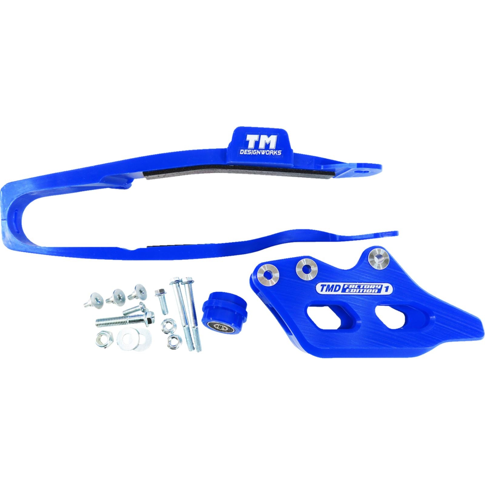 TM Design Works Chain Guide/Slider - Blue - YZ 450 F [MPN: YCP-OR9-BU]_1380262