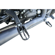 Burly Brand MX Mini Footpegs - Driver/Passenger - Black B13-1010B_1215702