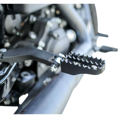 Burly Brand MX Mini Footpegs - Driver/Passenger - Black B13-1010B_1215705