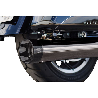 S&S Cycle 2-into-1 Lava Chrome Sidewinder® Exhaust System - Race Only 550-1087_1175070