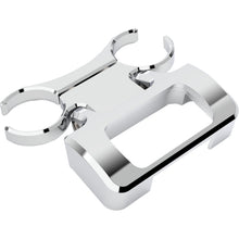 LA Choppers T-Bar Gauge Mount - Single - Chrome - 1.00" Diameter for M8 Softail [MPN: LA-7398-00C]_1180669