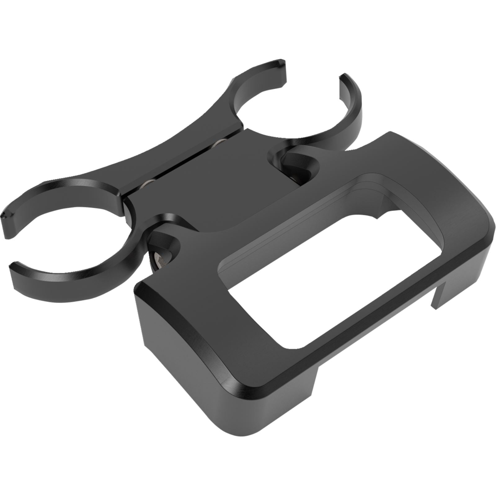 LA Choppers T-Bar Gauge Mount - Black - 1.25" Diameter for M8 Softail [MPN: LA-7398-10B]_1180647