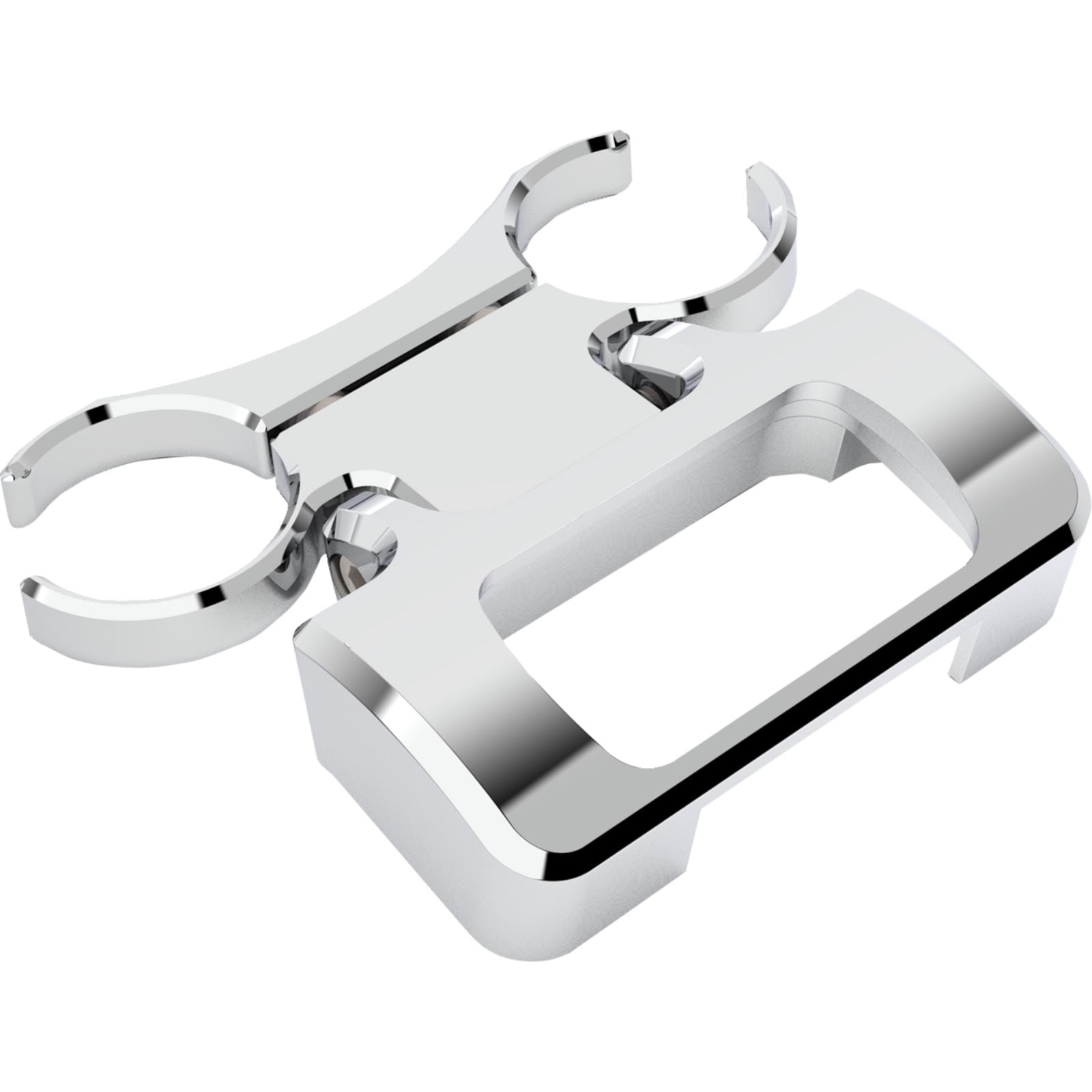 LA Choppers T-Bar Gauge Mount - Chrome - 1.25" Diameter for M8 Softail [MPN: LA-7398-10C]_1180624