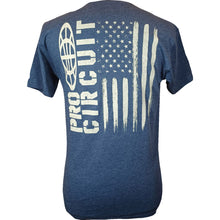 Pro Circuit Logo Flag T-Shirt - Heather Navy_1171007