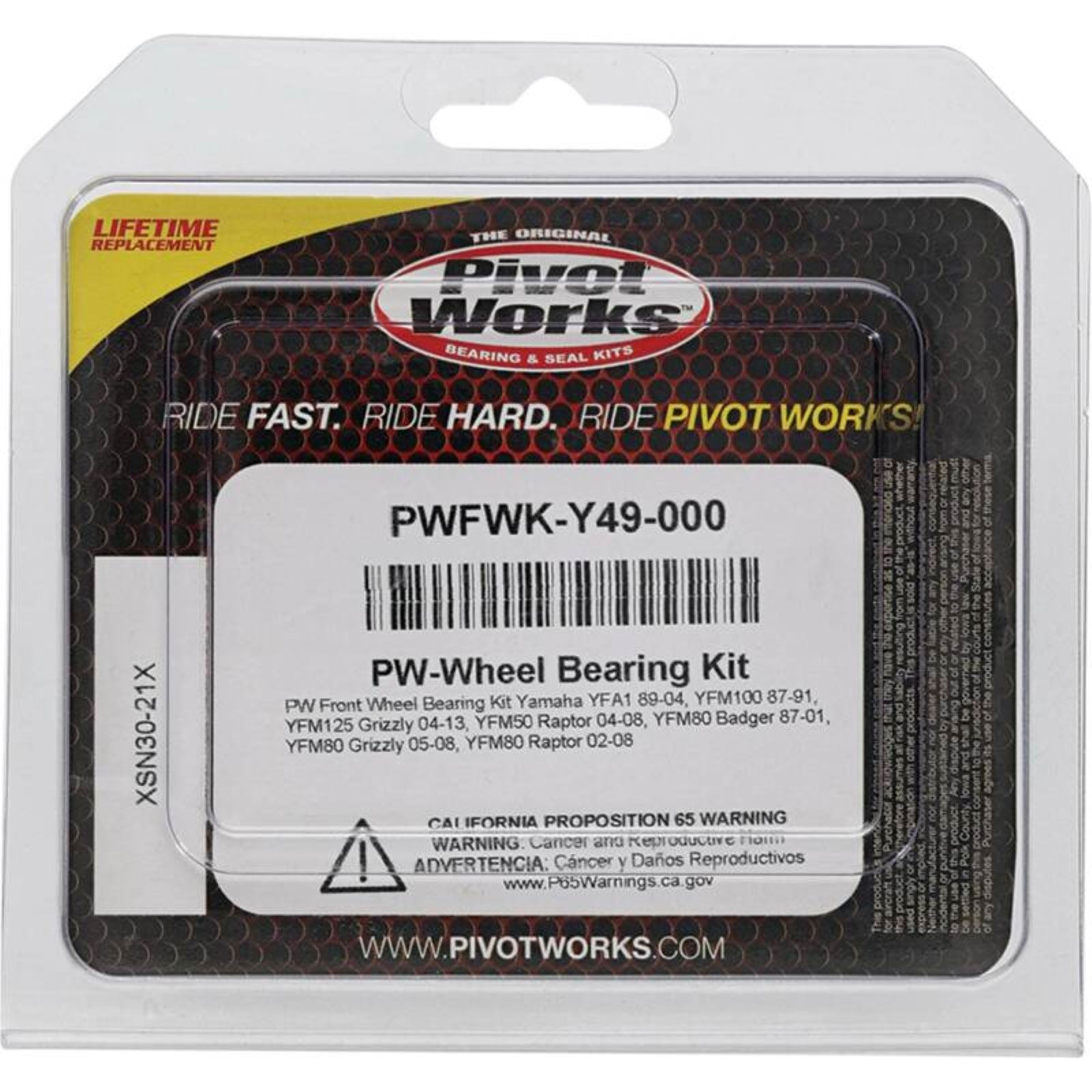 Pivot Works Front Wheel Bearing Kit PWFWK-Y49-000_1690441