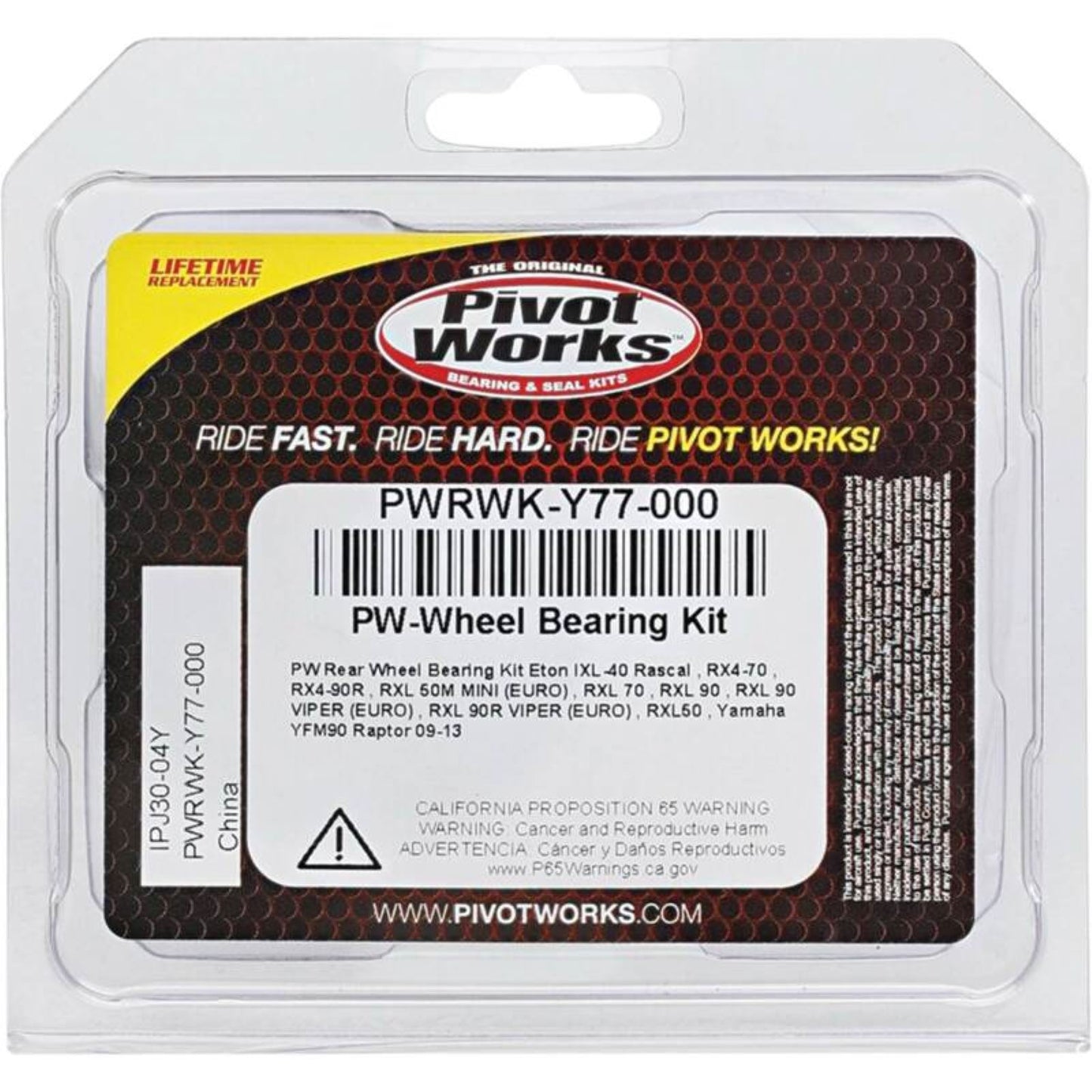 Pivot Works Rear Wheel Bearing Kit PWRWK-Y77-000_1690804