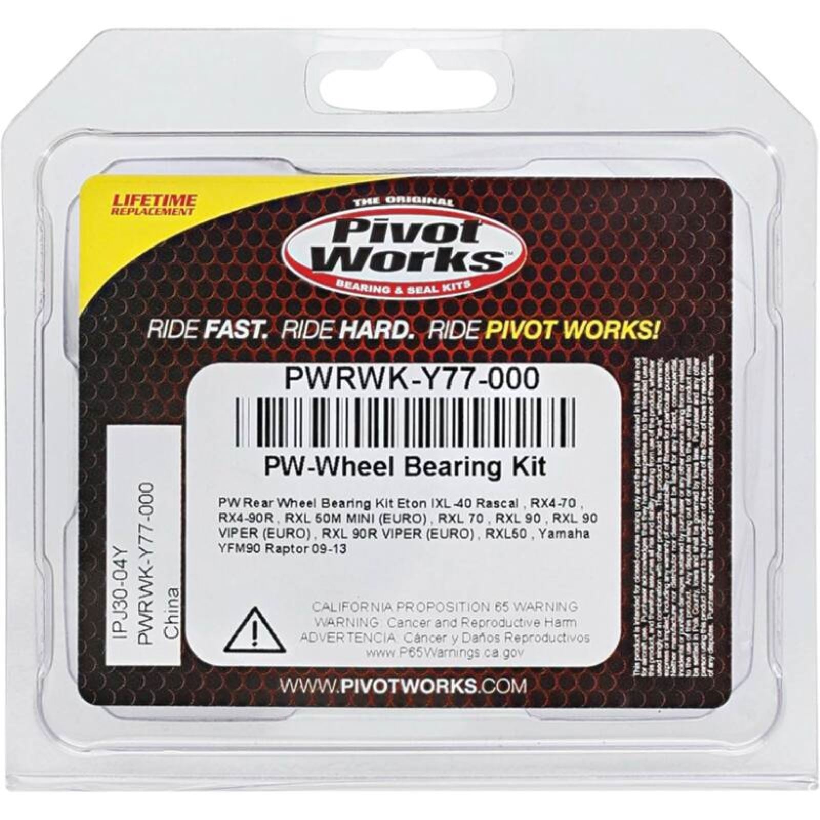 Pivot Works Rear Wheel Bearing Kit PWRWK-Y77-000_1690804