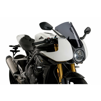Puig R-Racer Windscreen - Dark Smoke for Triumph Speed Triple [MPN: 21262F]_1171572