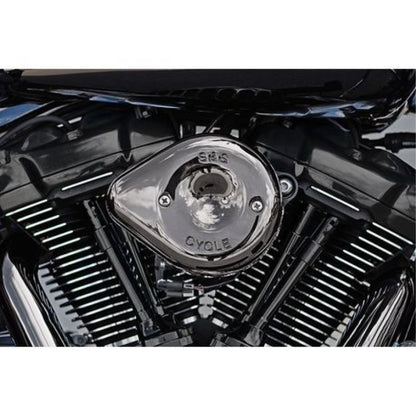 S&S Cycle Stealth Mini Teardrop Air Cleaner - M8 - Lava Chrome 170-0782_1463502