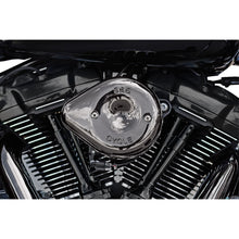 S&S Cycle Stealth Mini Teardrop Air Cleaner Cover - M8 - Lava Chrome 170-0780_1175067