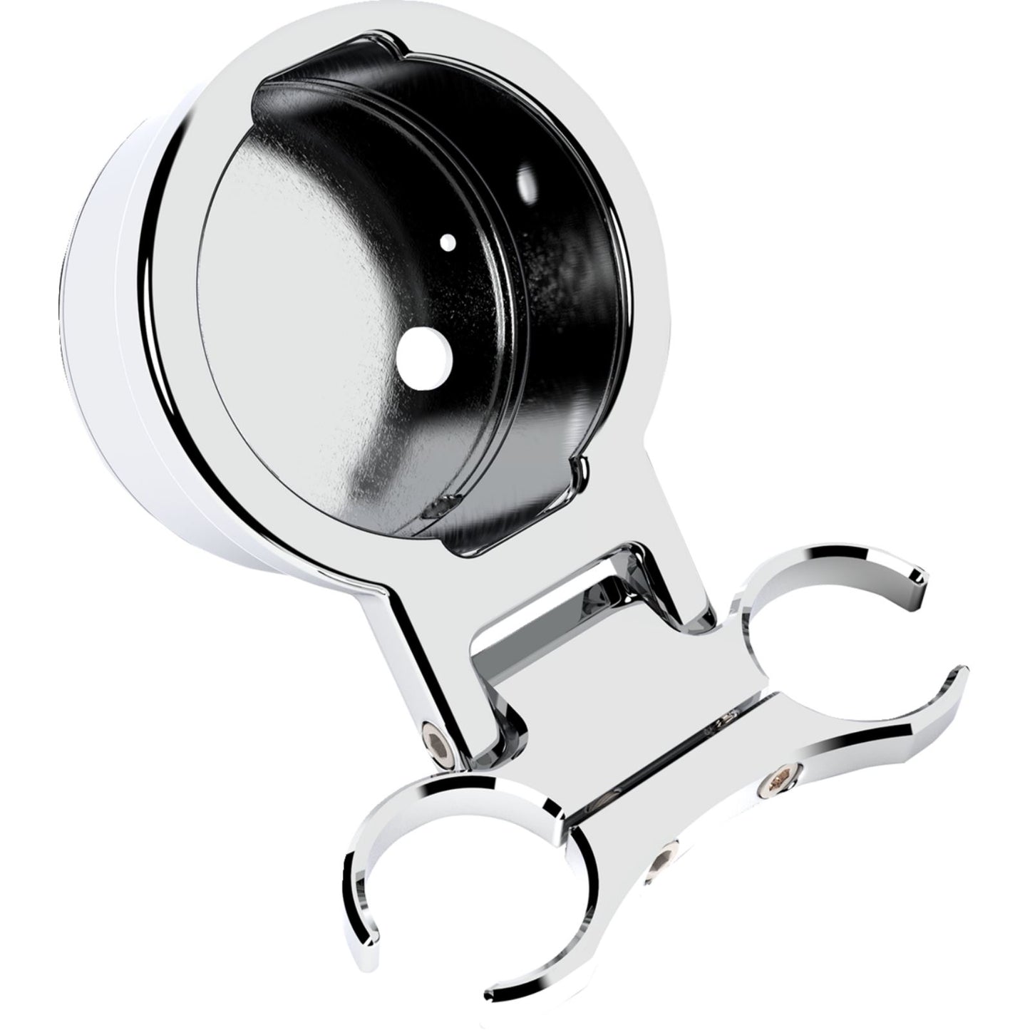 LA Choppers T-Bar Gauge Mount - Single - Chrome - 1.50" Diameter [MPN: LA-7398-21C]_1171649