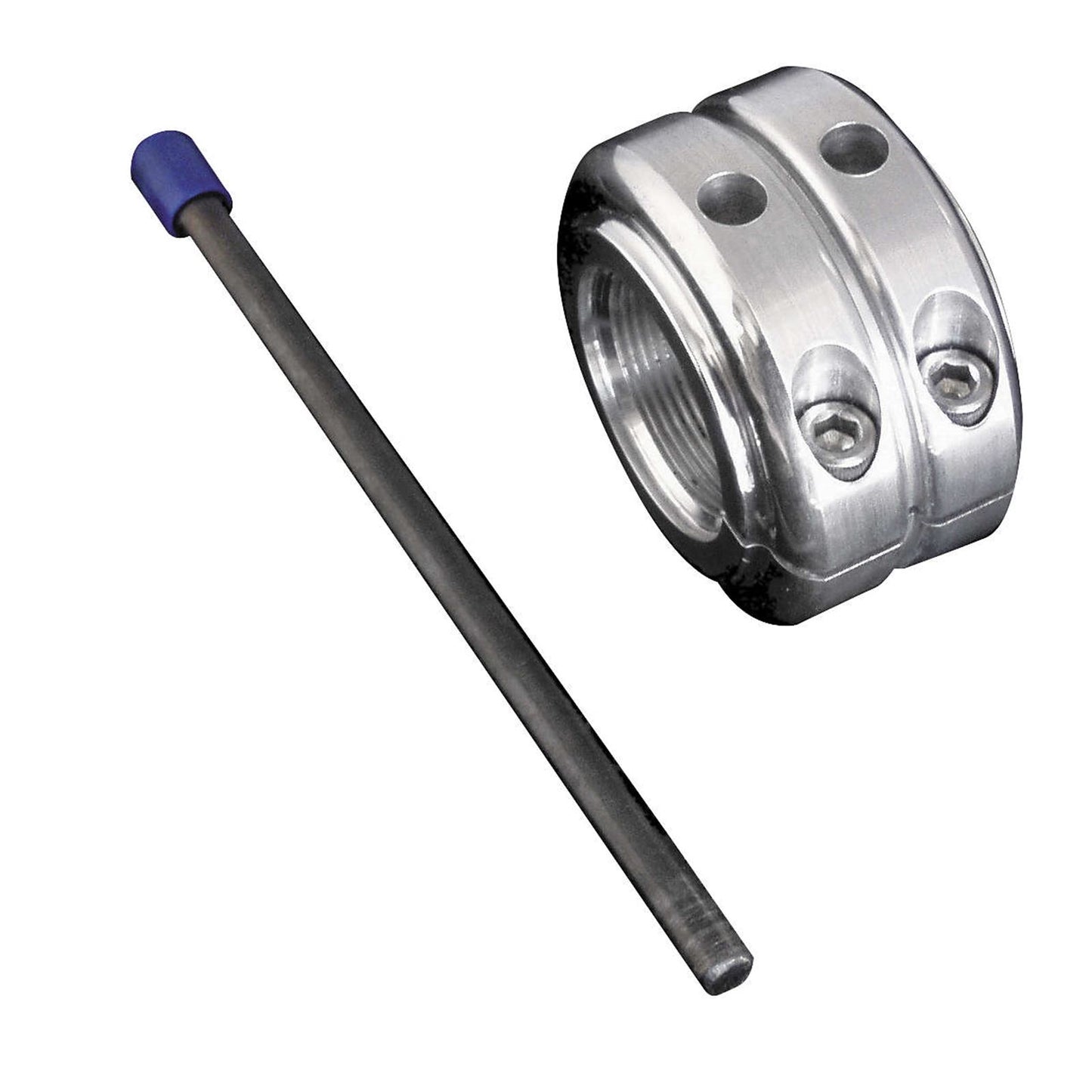 Modquad Axle Locking Nut - Double Silver AX-1_199448
