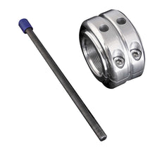 Modquad Axle Locking Nut - Double Silver AX-1_199448