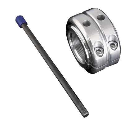 Modquad Axle Locking Nut - Double Silver AX-1_199448