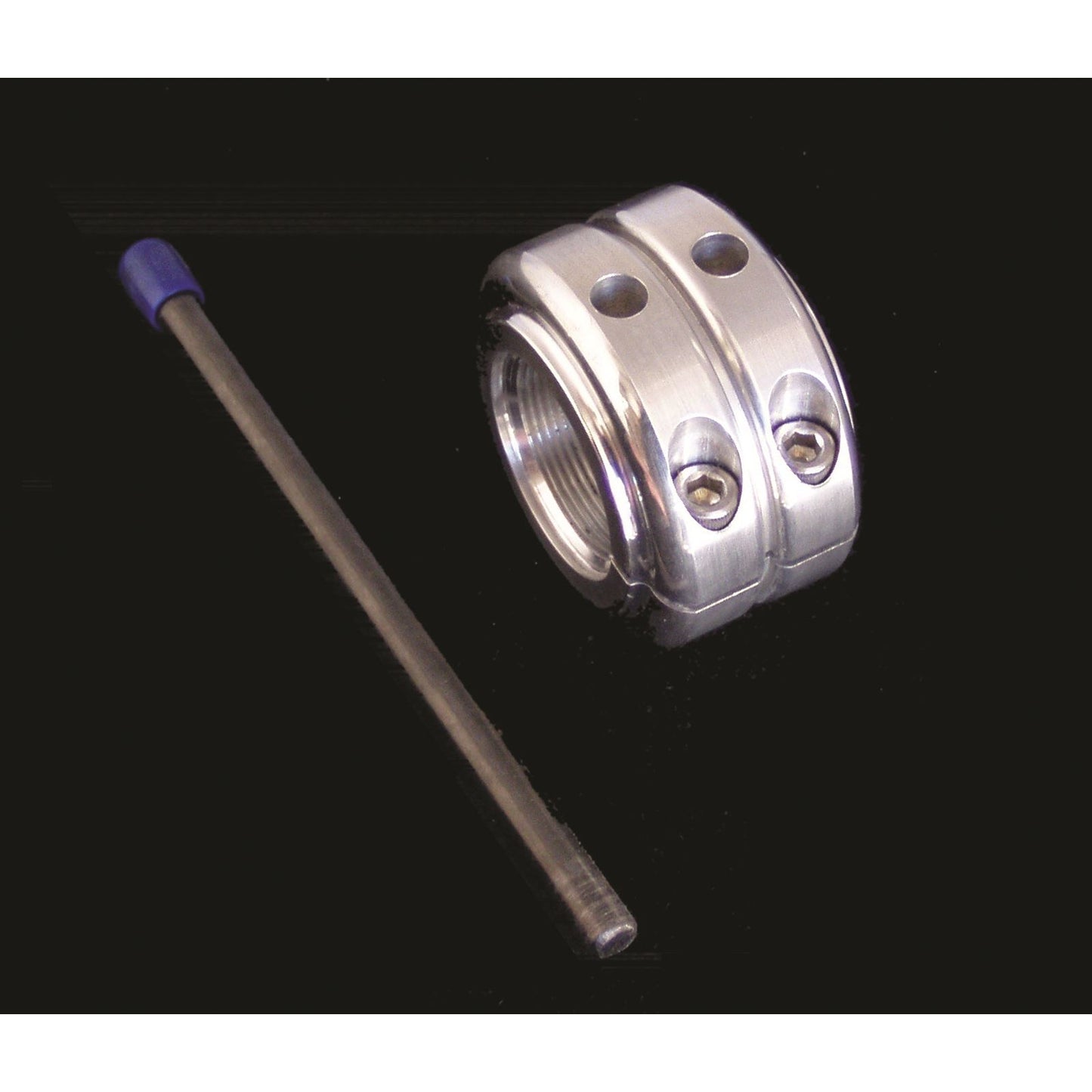 Modquad Axle Locking Nut - Double Silver AX1-3_199451
