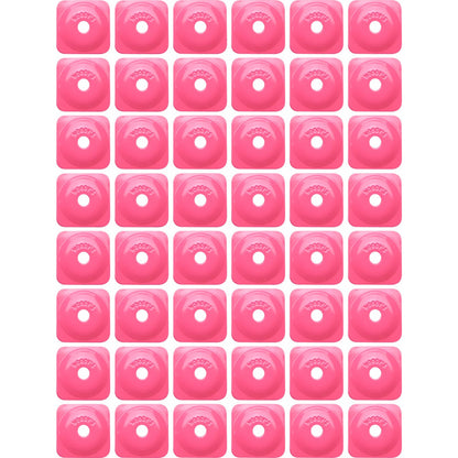 Woodys Support Plates - Pink - Square - 48 Pack ASG-3820-48_1387222