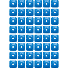 Woodys Support Plates - Blue - Square - 48 Pack ASG-3825-48_1387223