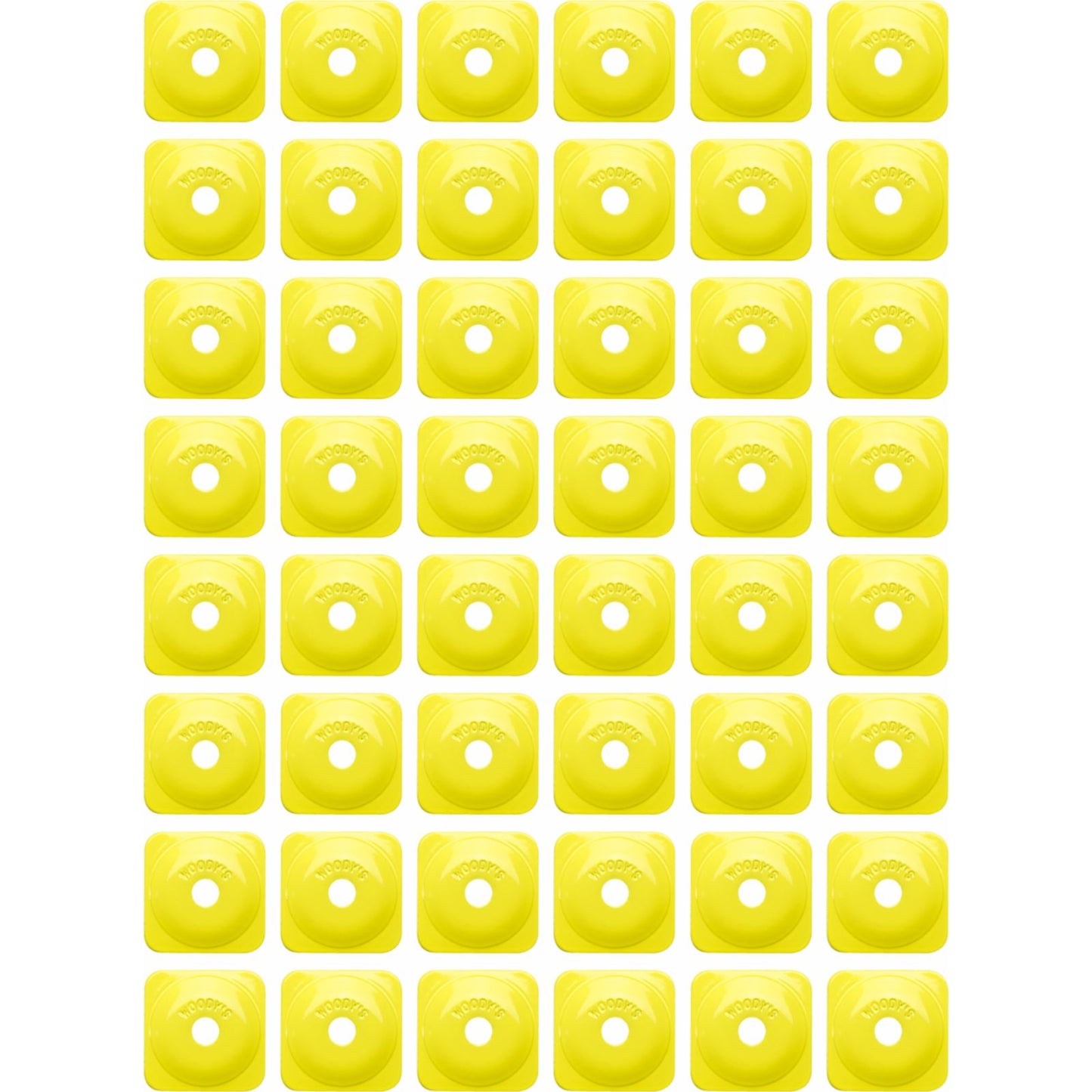 Woodys Support Plates - Hi Vis - Square - 48 Pack ASG-3830-48_1387224