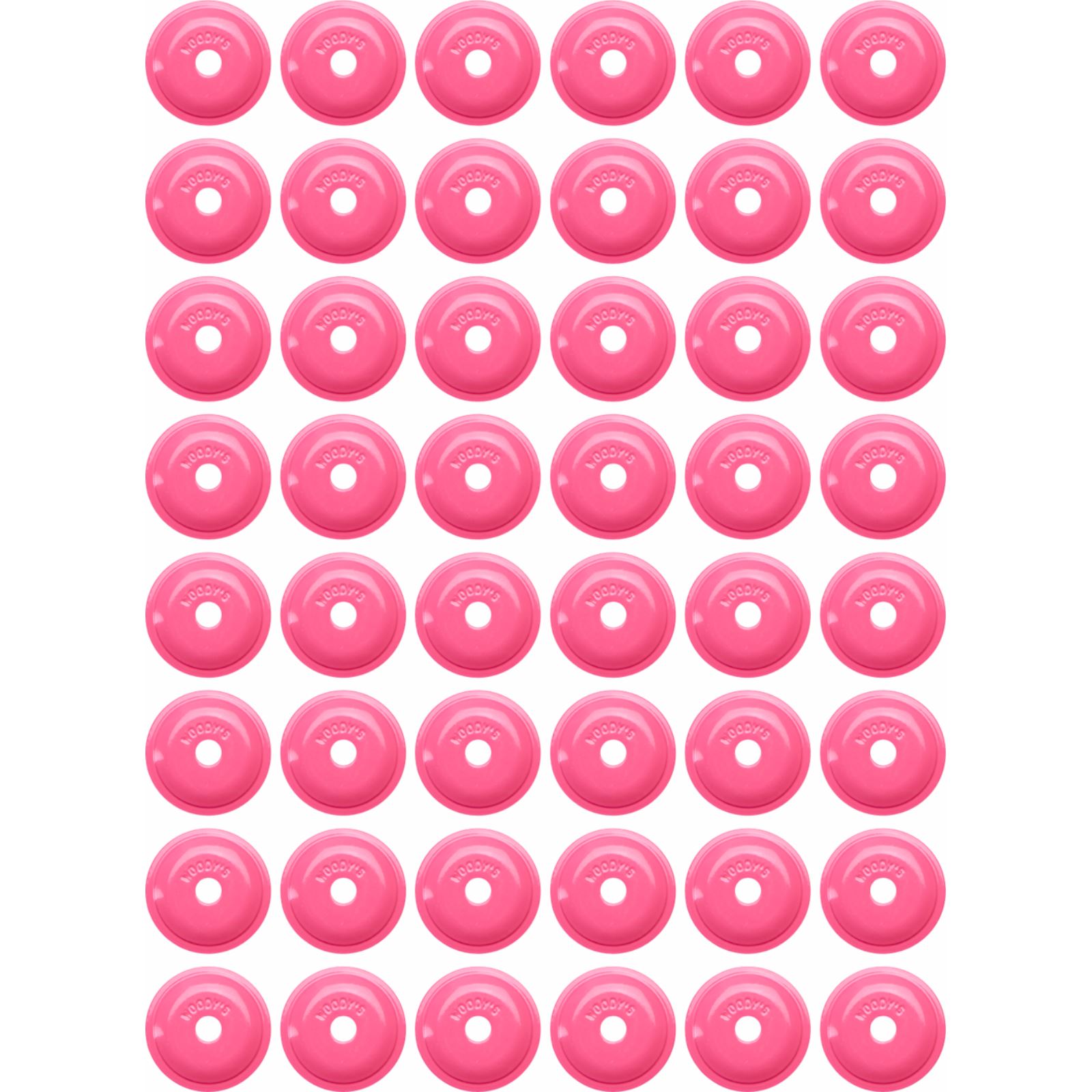 Woodys Support Plates - Pink - Round - 48 Pack ARG-3820-48_1387225