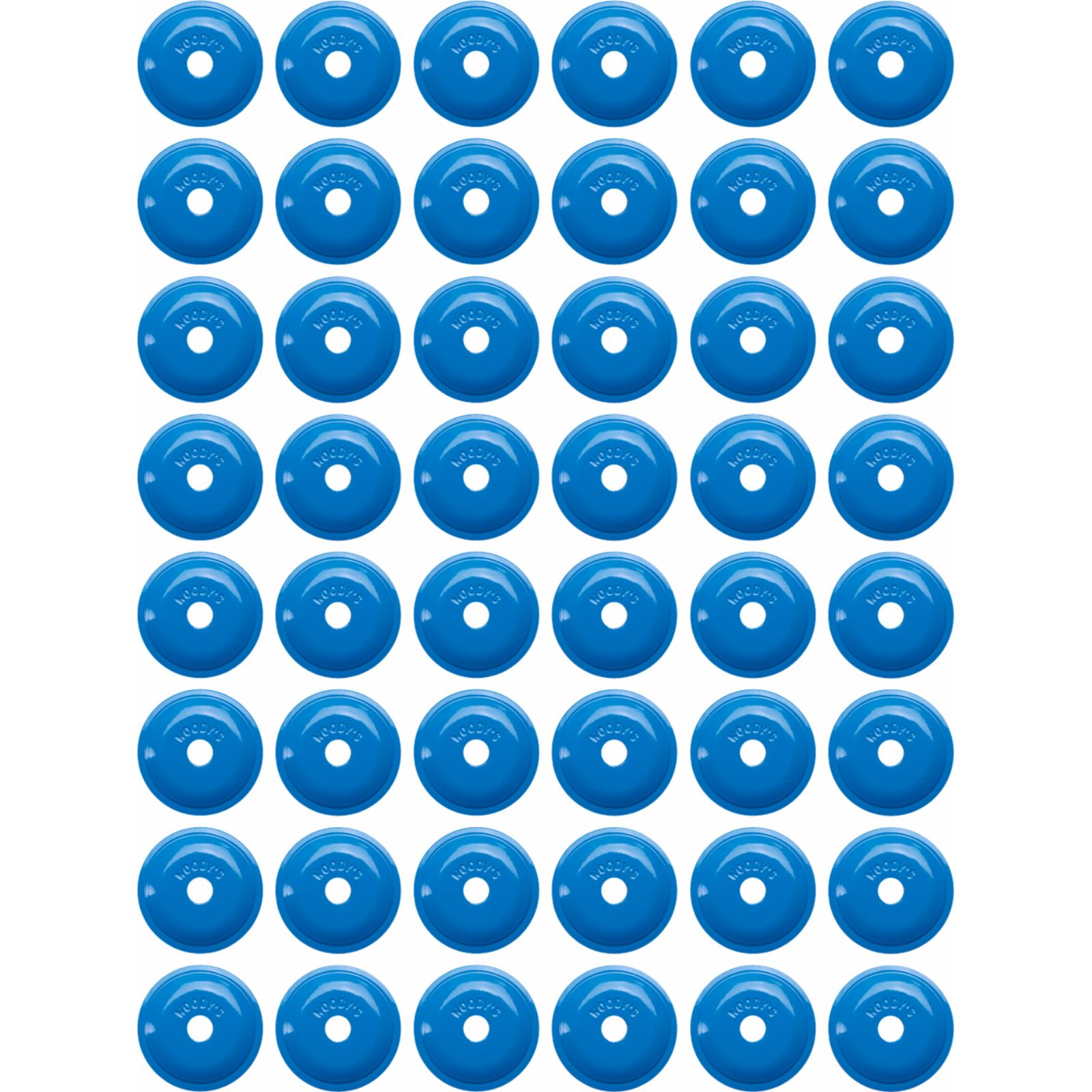 Woodys Support Plates - Blue - Round - 48 Pack ARG-3825-48_1387226