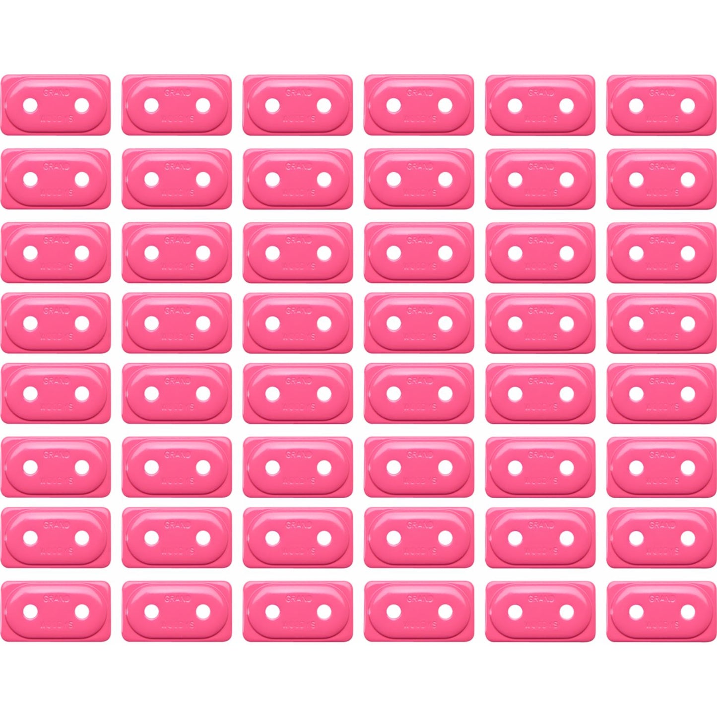 Woodys Support Plates - Pink - Double - 48 Pack ADG-3820-48_1387228