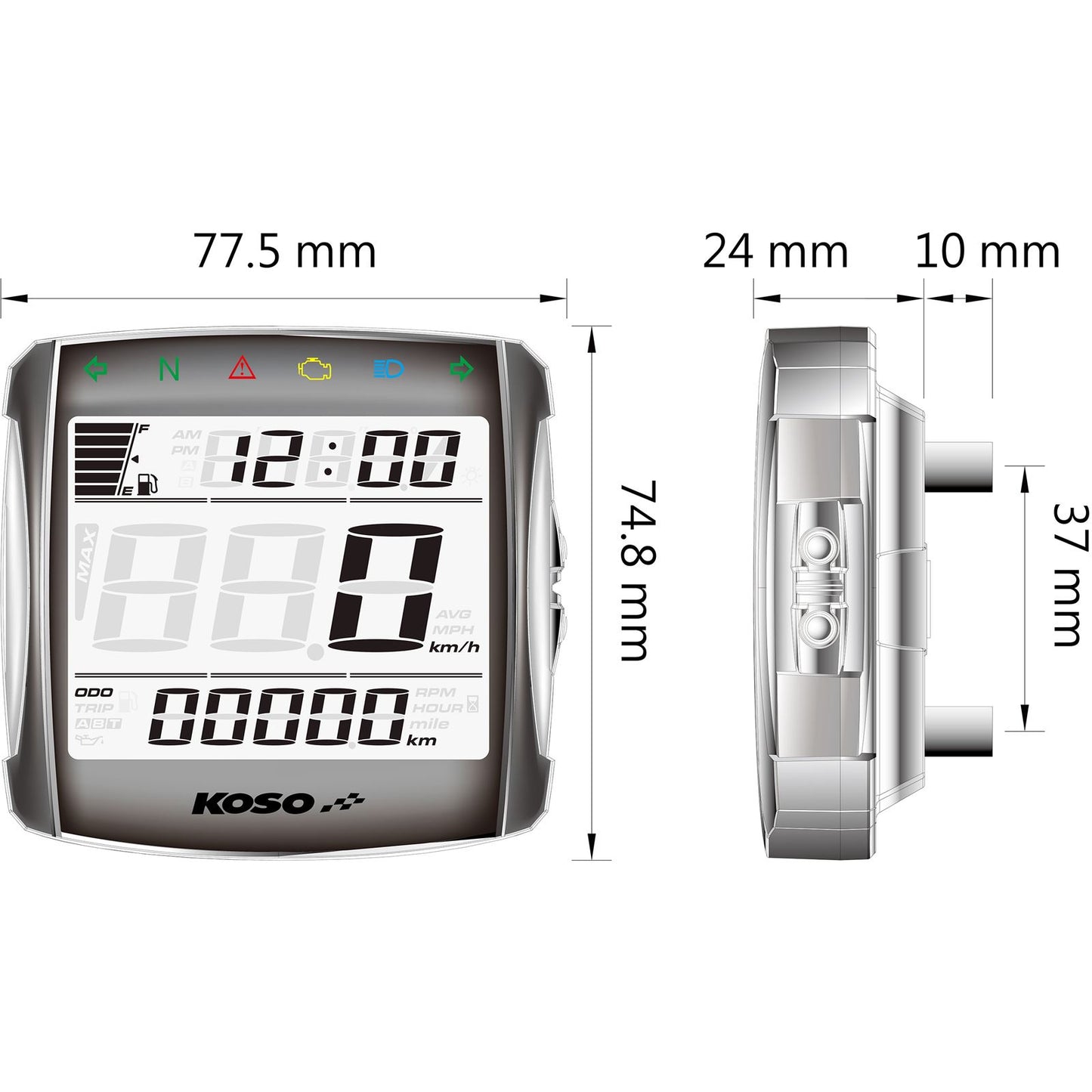 Koso XR-SA Speedometer BB026001_200752