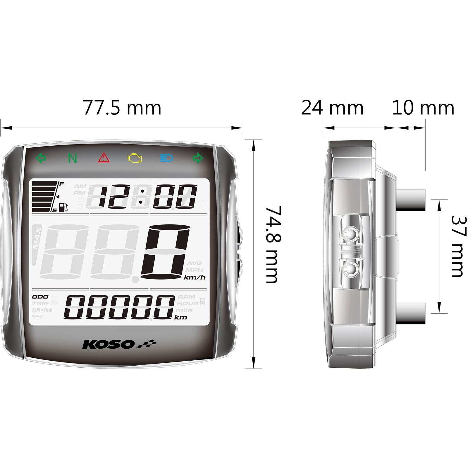 Koso XR-SA Speedometer BB026001_200752