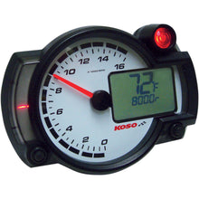 Koso RX-2NR 16 000 RPM Gauge White Panel BA015000_410148