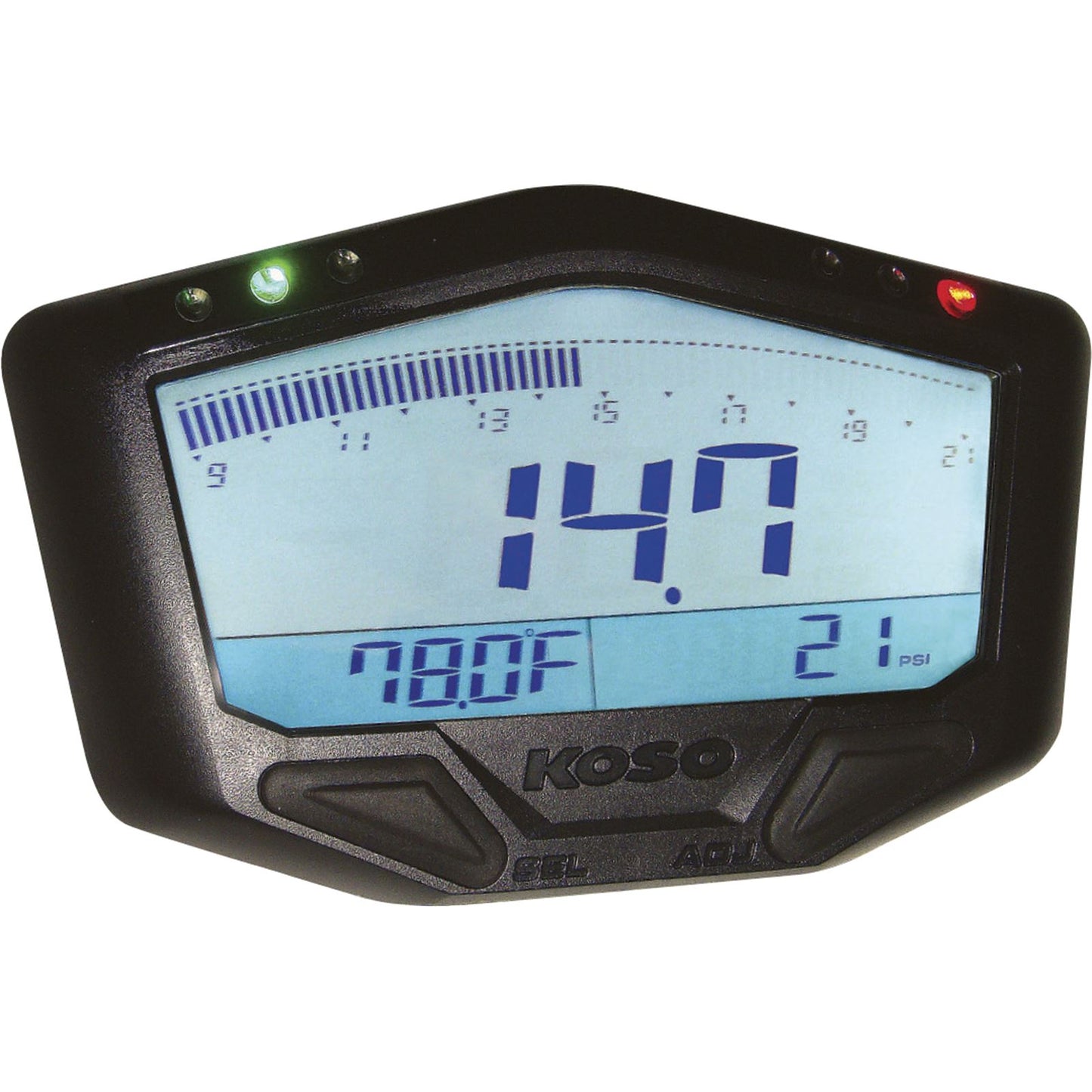Koso X-2 Boost Gauge with  Air/Fuel Ratio And Temperature [MPN: BA029001]_1003652