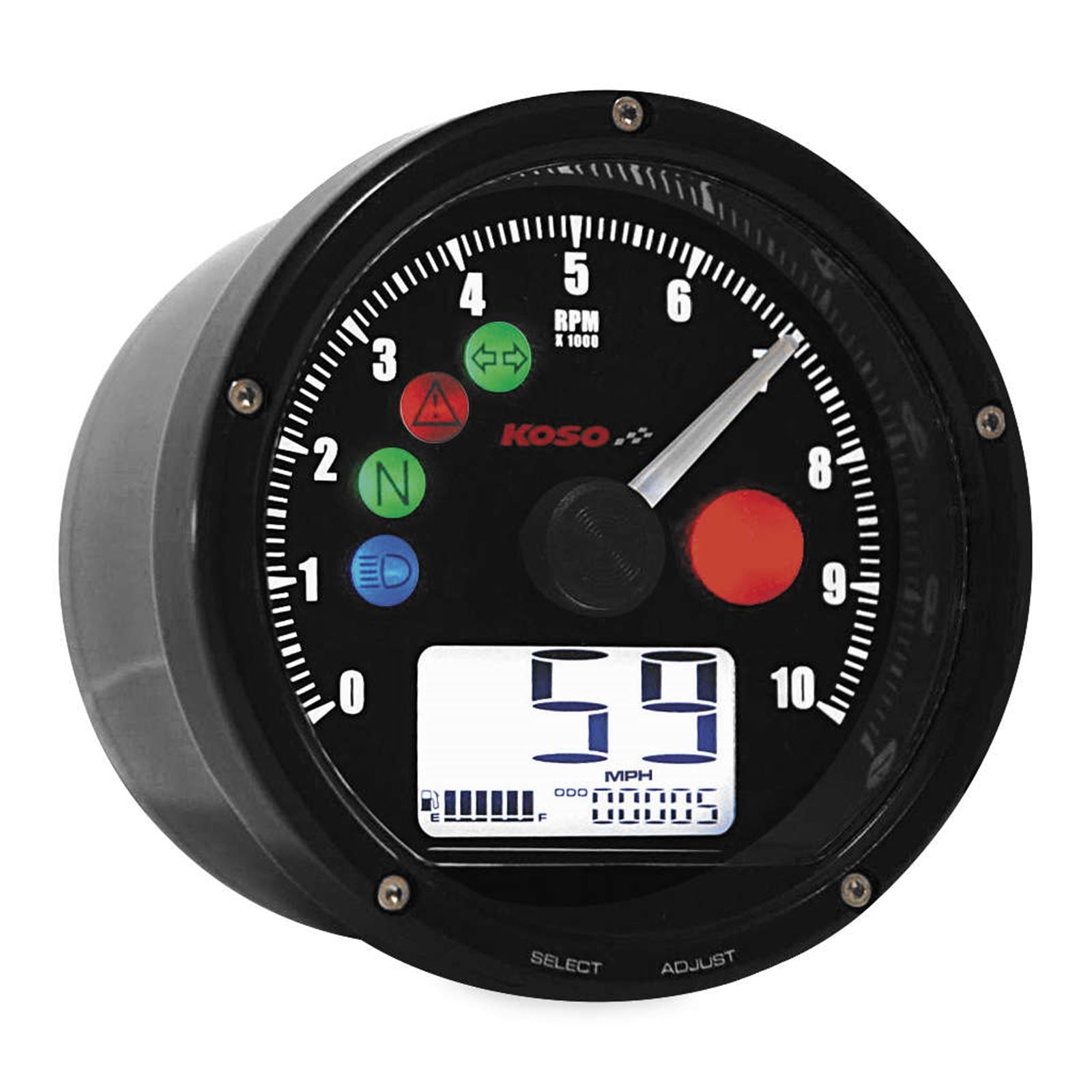 Koso TNT Multi Function Meter Black BA035K00_201512