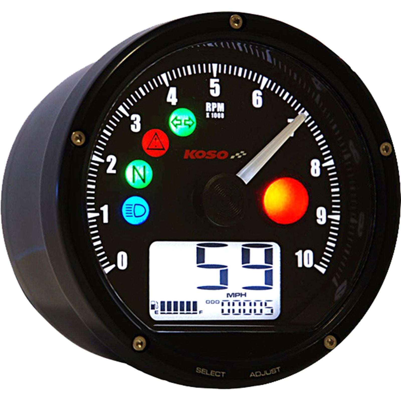 Koso TNT Multi Function Meter Black BA035K00_201513