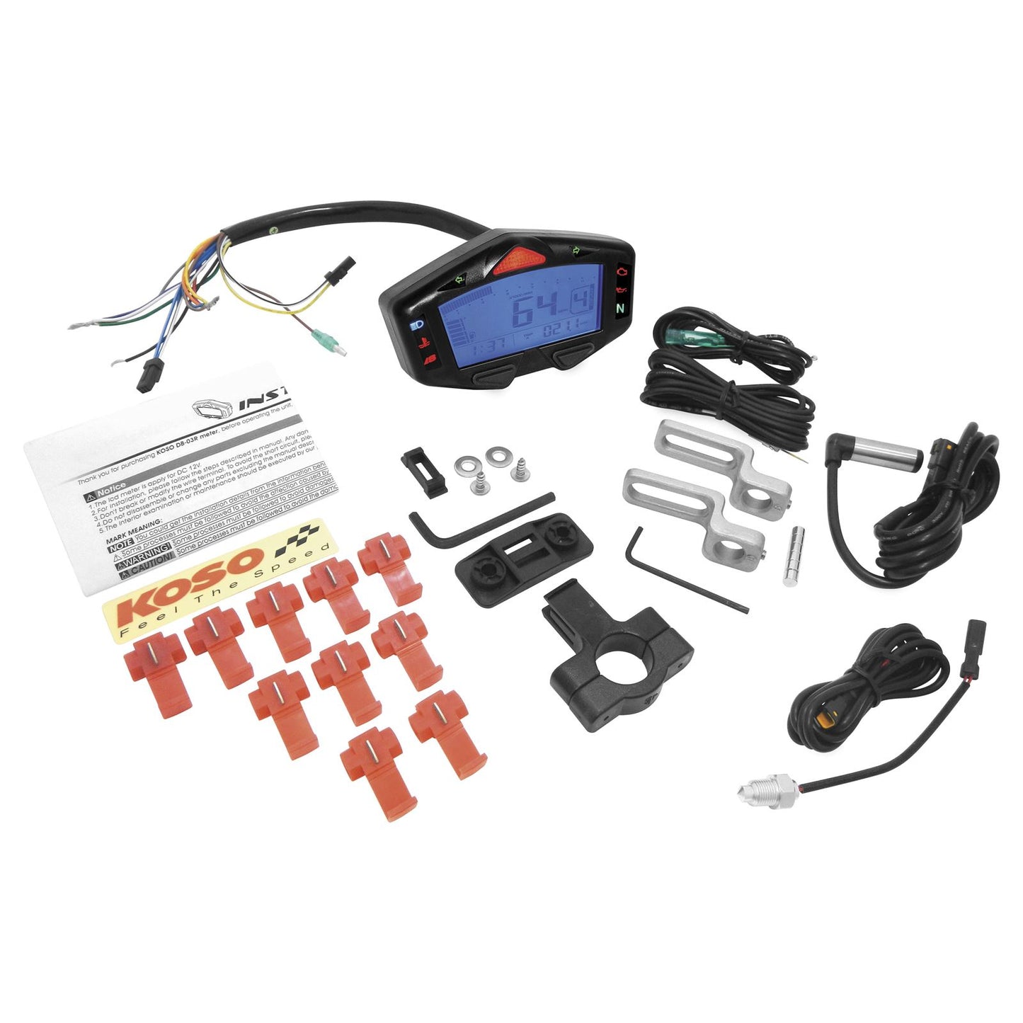 Koso DB-03R Digital LCD Gauge [MPN: BA038000]_201581