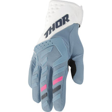 Thor Women's Spectrum Gloves - Starlight Blue/White - Large 3331-0266_1306371
