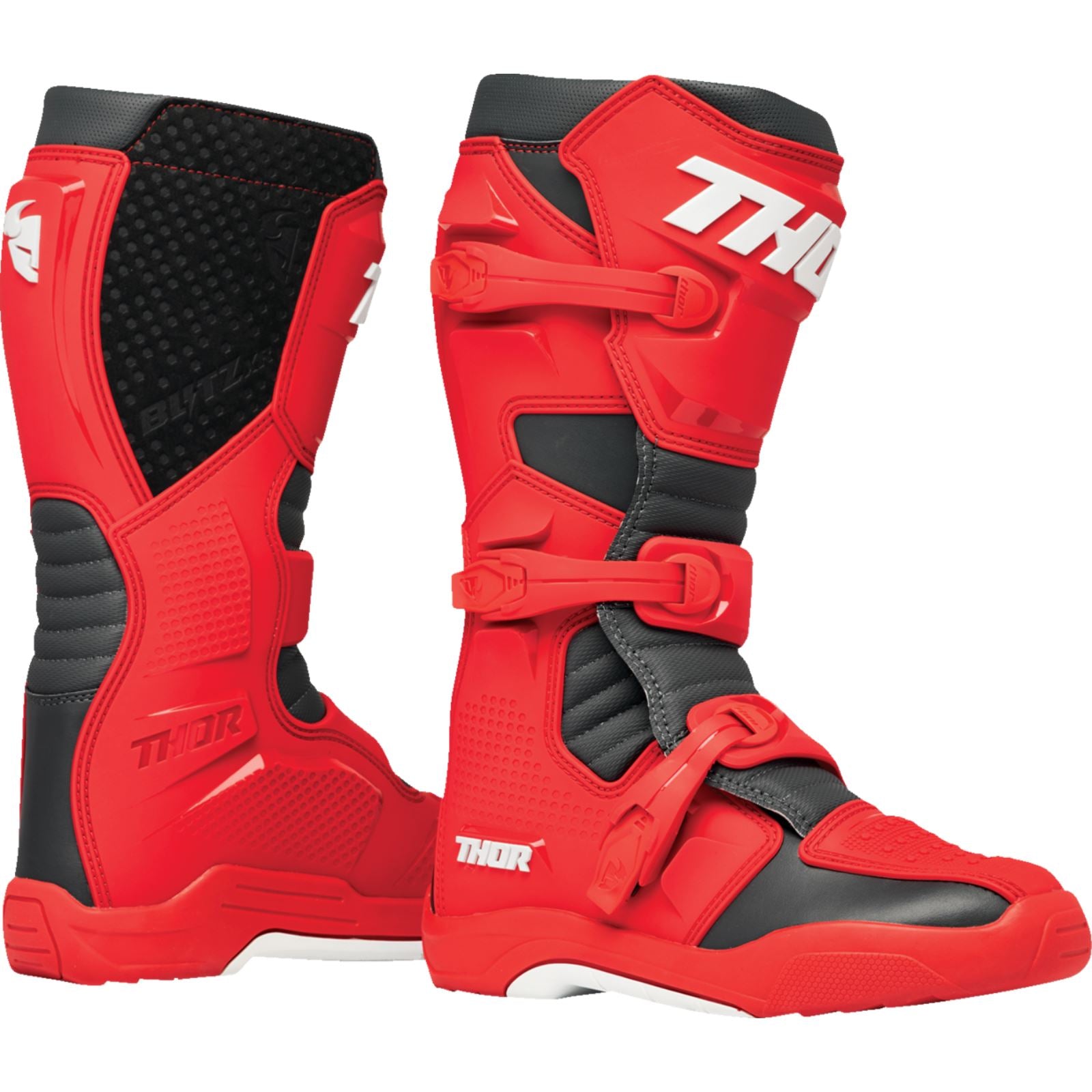 Thor Blitz XR Boots - Red/Charcoal - Size 15 3410-3117_1306603