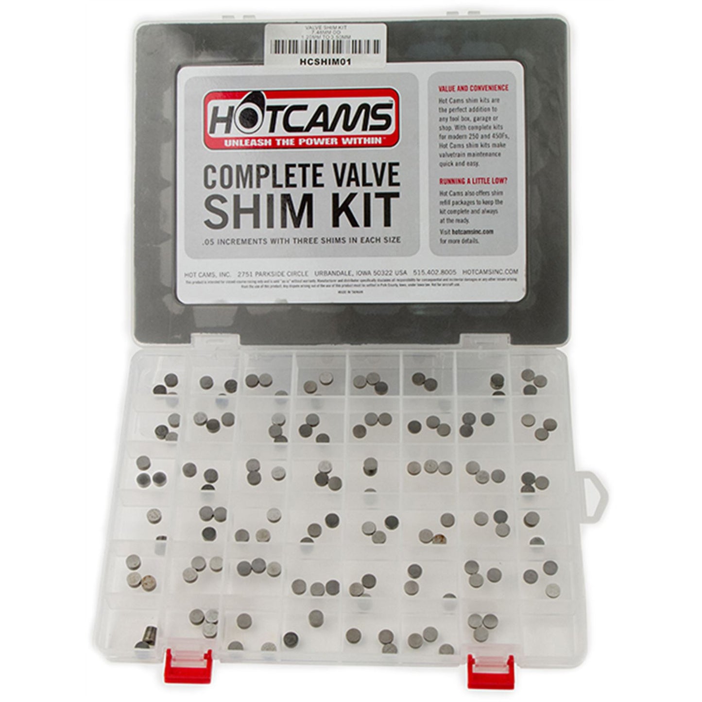 Hot Cams Valve Shim Kit for Honda/Kawasaki/Suzuki/Yamaha HCSHIM01_202466