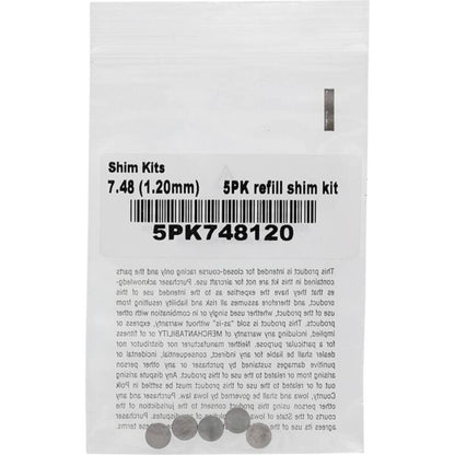 Hot Cams Valve Shims 7.48x1.20mm - 5/Pack 5PK748120_1648303