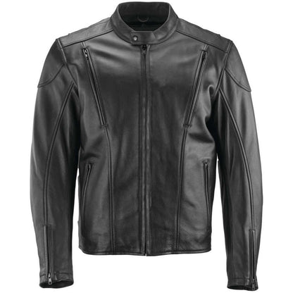 Kuryakyn River Road Race Leather Jacket - Black_1190483