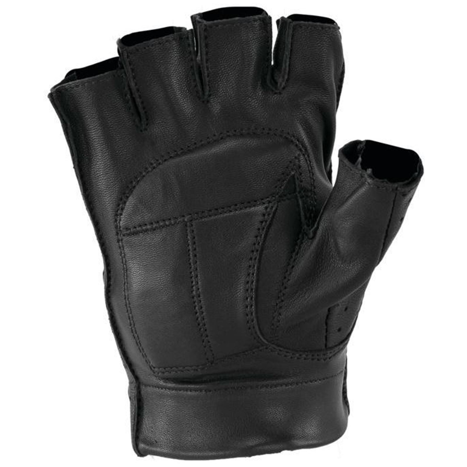 Kuryakyn Men's Tucson Motorcycle Leather Shorty Gloves - Medium OPEN BOX 022/G/0007 MD_1442926