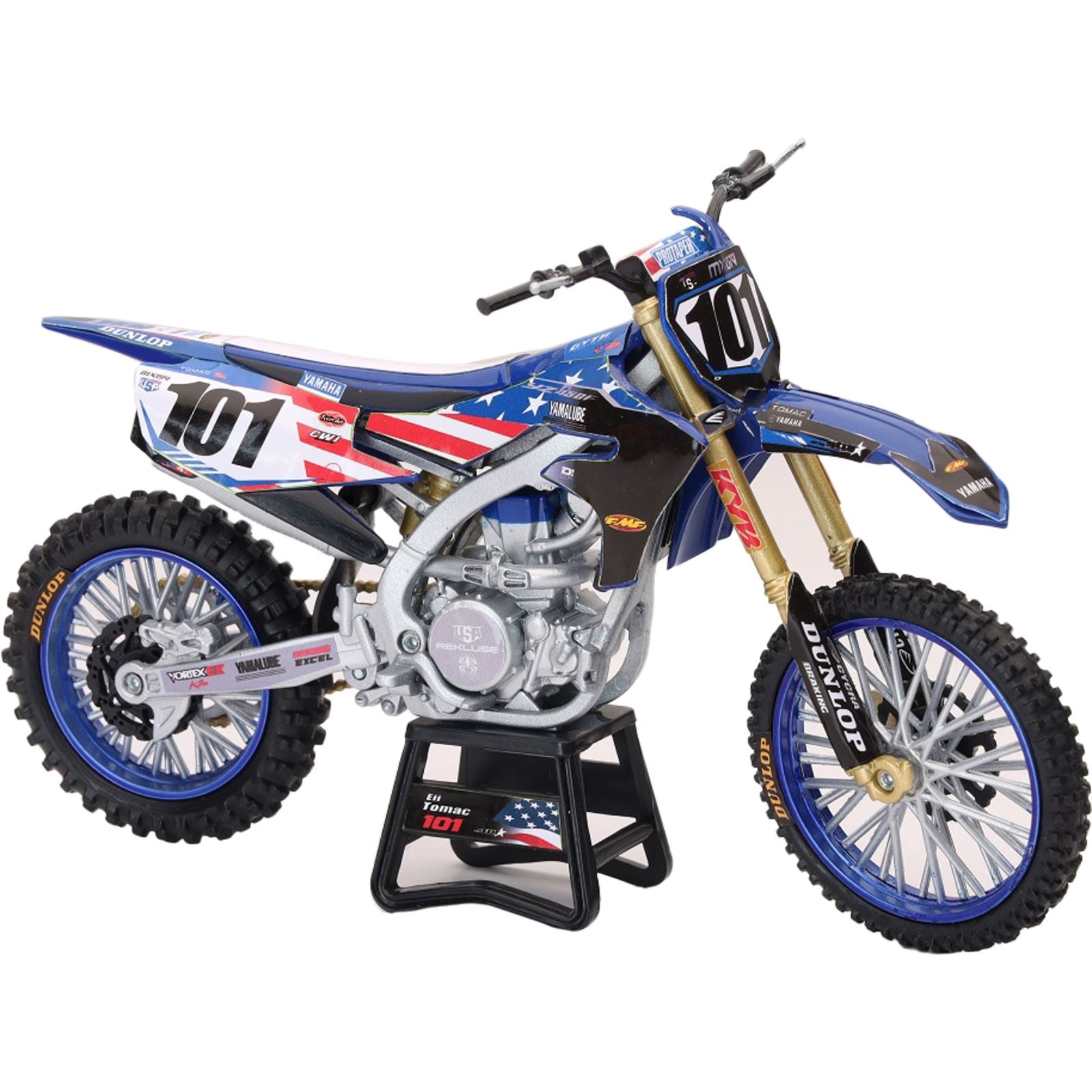 New-Ray Toys Replica Yamaha YZ450F Motocross of Nations - Eli Tomac #101 - Scale 1:12 58423_1173017
