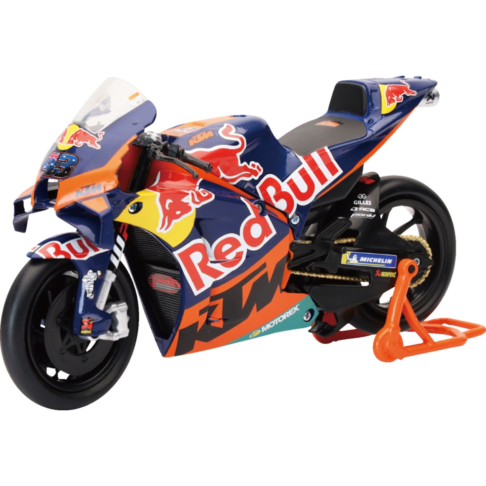 New-Ray Toys Red Bull KTM MotoGP Bike - Jack Miller - Red/Blue/Orange - 1:12 Scale 58393_1245638