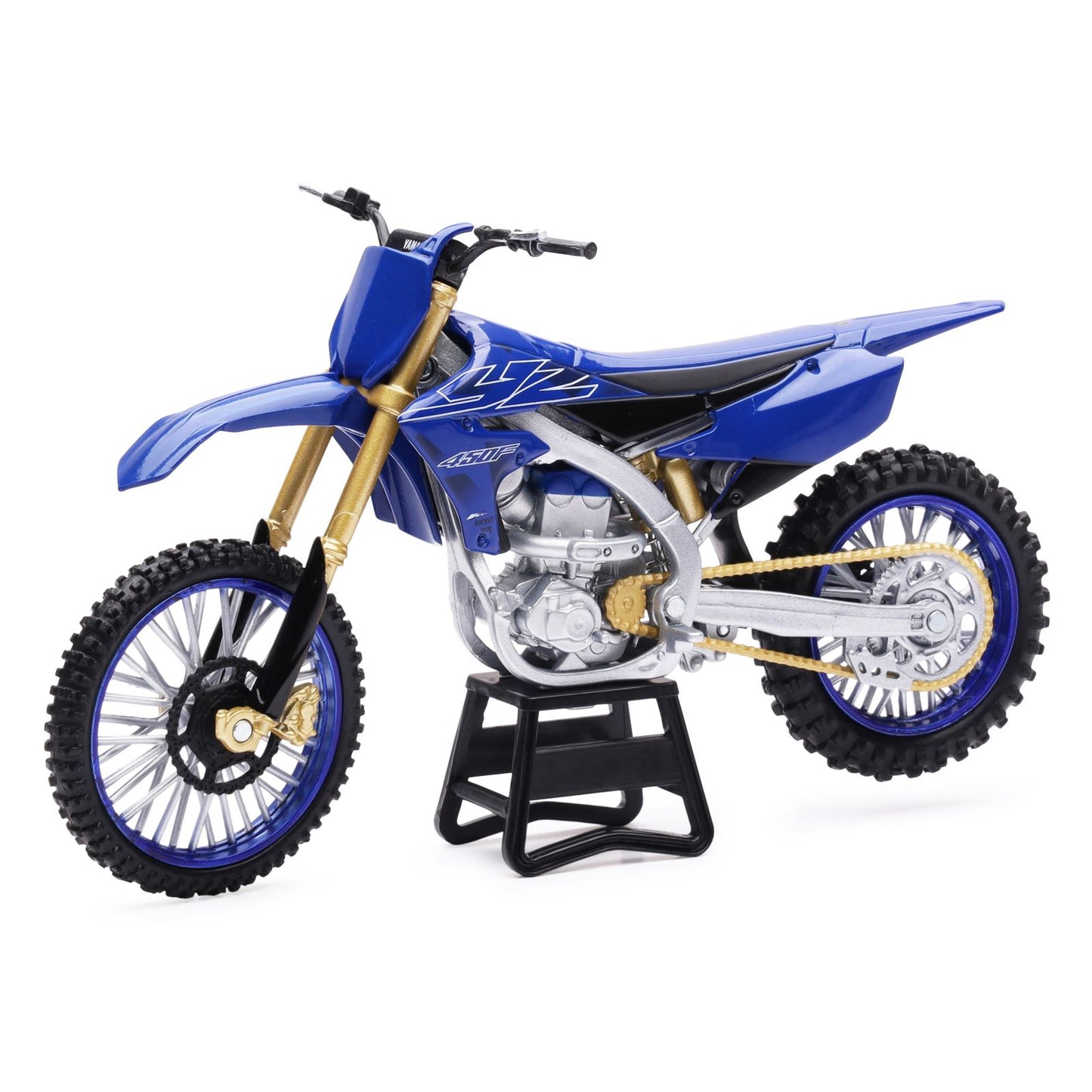 New-Ray Toys Replica 1:12 Scale Yamaha YZ450F Dirt Bike - Blue/Gold/Black 58313_1173014