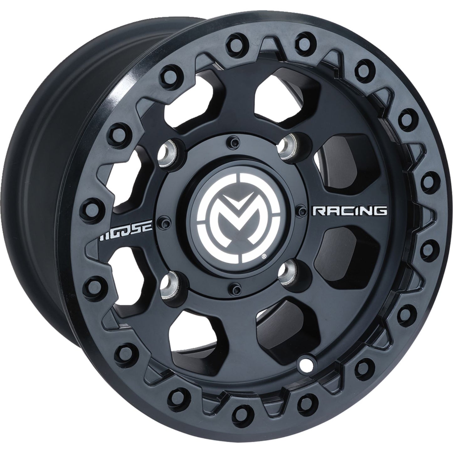 Moose Offroad Wheel - 23X - Front/Rear - 12" x 8" - 4/110 - 4+4 23MO128110SB4_1380286