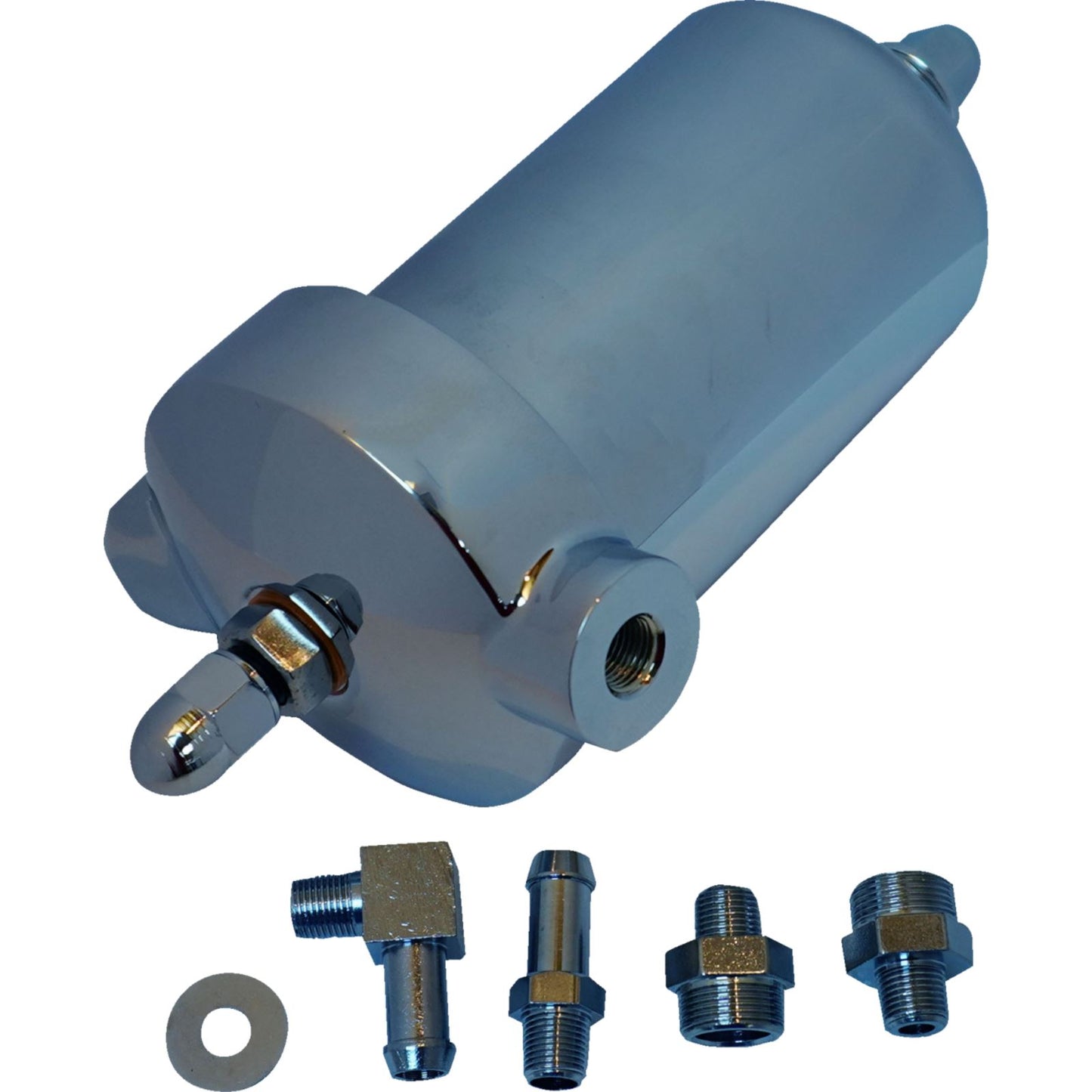 Drag Specialties Oil Filter Assembly - Chrome 0712-0658_1173070