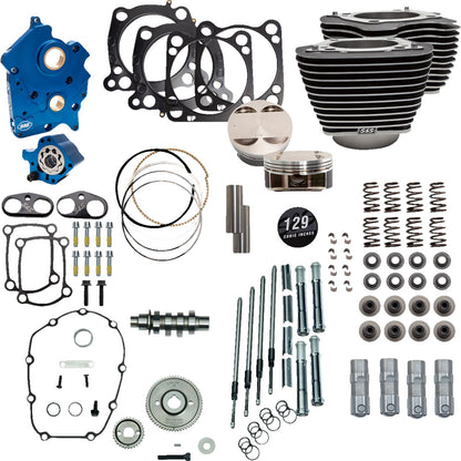 S&S Cycle 129" Power Package Engine PerFormance Kit - Gear Drive - Oil Cooled [MPN: 310-1224]_1173052