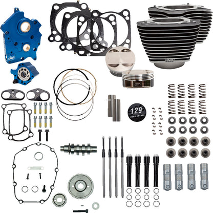 S&S Cycle 129" Power Package Engine PerFormance Kit - Gear Drive - Oil Cooled [MPN: 310-1227]_1173103