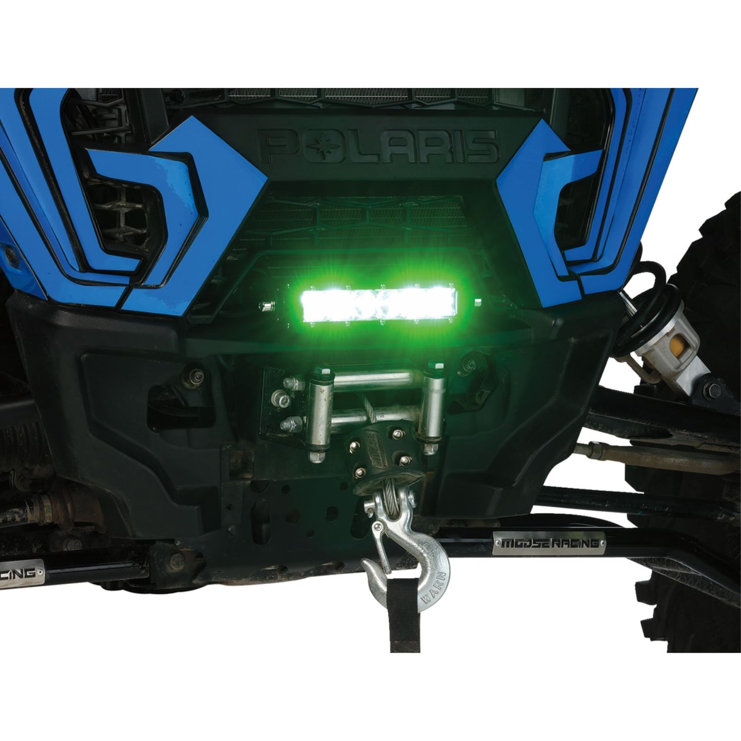 Moose Offroad Light Bar - LED - Green  - 8" MSE-LB8G_1301009