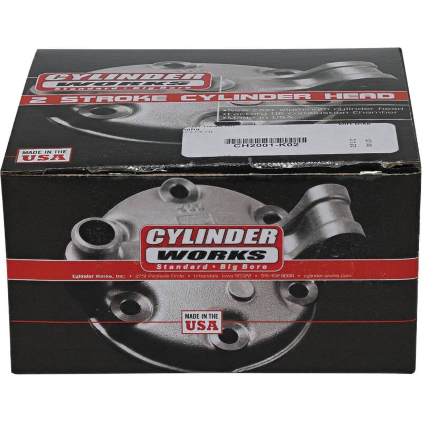 Cylinder Works Cylinder Head Kit Compatible with Yamaha [MPN: CH2001-K02]_1617870